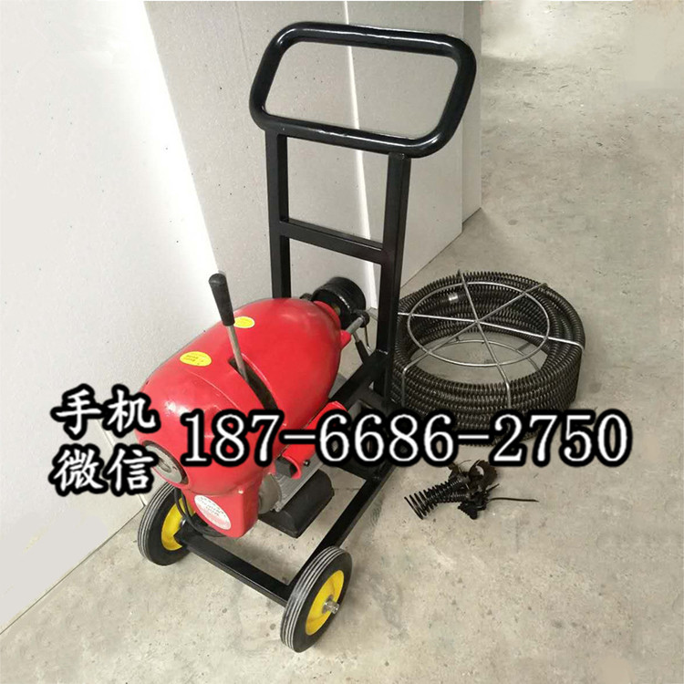湖北荆门电动30米管道疏通高压清洗机 1200型下水道清理机