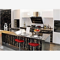 斯沃德厨柜专业生产销售不锈钢家用橱柜，不锈钢厨柜市场前景值