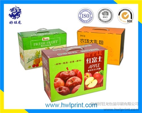 水果包装盒 礼品包装袋 定制包装盒 好旺龙供