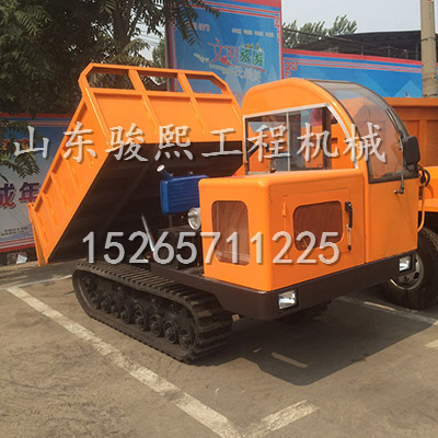 河南小型履带运输自卸车 橡胶履带运输车厂家