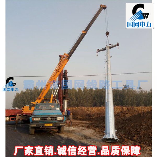 35kv 66kv电力钢管杆 电力钢杆