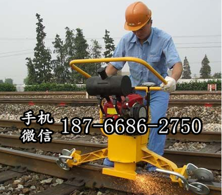 辽宁沈阳内燃式钢轨打磨机 手扶内燃磨轨机 汽油轨道打磨机