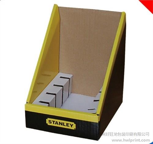 大型纸质展示架定制 超市产品展示盒 定制纸质货架 好旺龙供