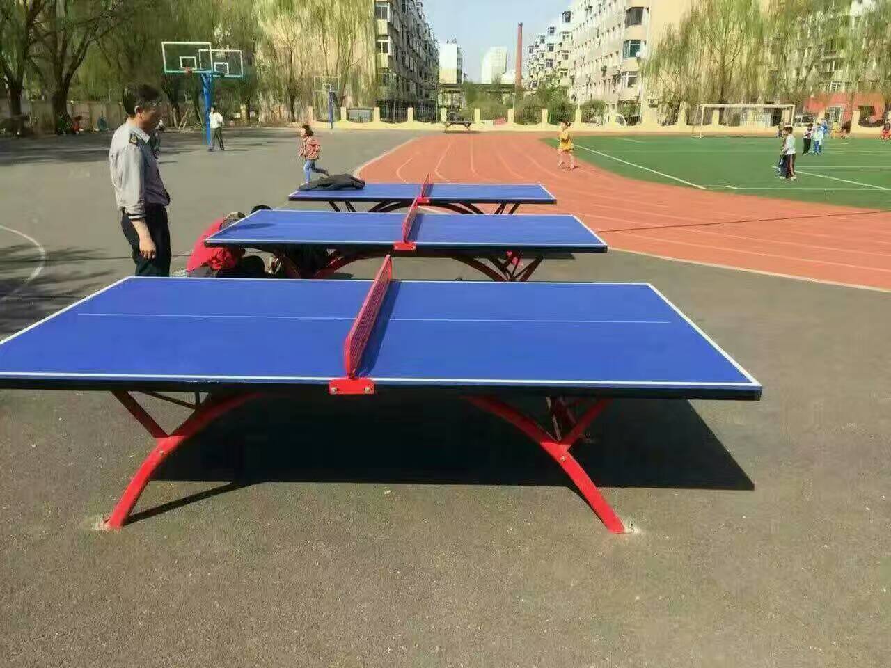 南宁厂家直销乒乓球台 红双喜乒乓球桌 可移动乒乓球台 室内外乒乓球台