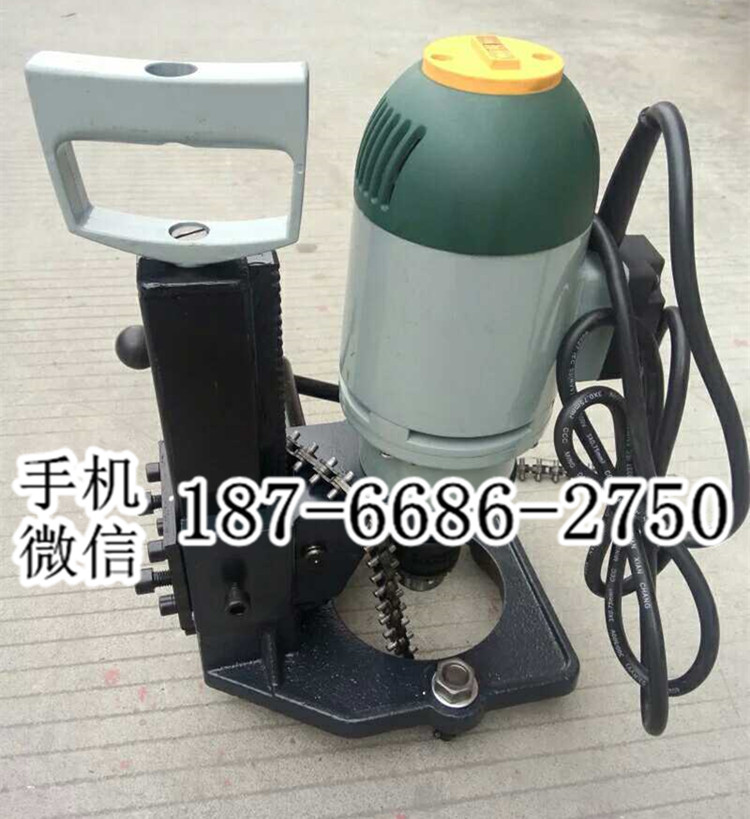 广西柳州铁管不锈钢管道打孔机 水管管道钻孔机 消防管道开孔机
