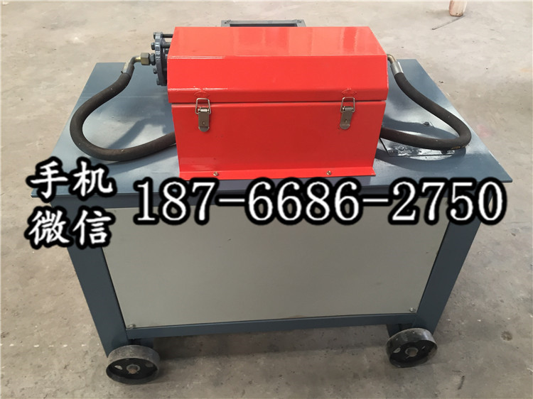 湖北鄂州50#液压钢管冲弧机 不锈钢管开口机 管子对接坡口机