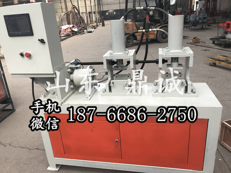广西玉林液压全自动钢管缩管机 钢管收口缩口机 50型无痕钢管缩径机