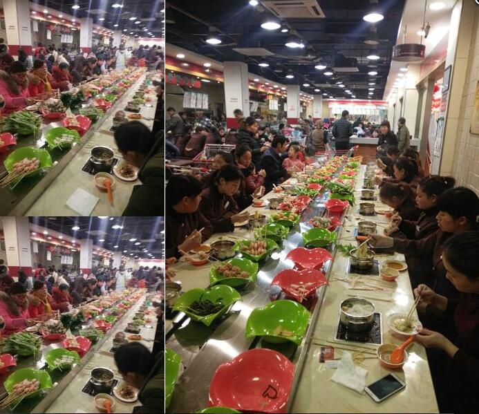旋转小火锅设备厂家 回转小火锅设备价格