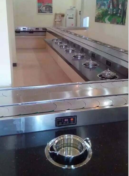 批发回转小火锅传送带设备