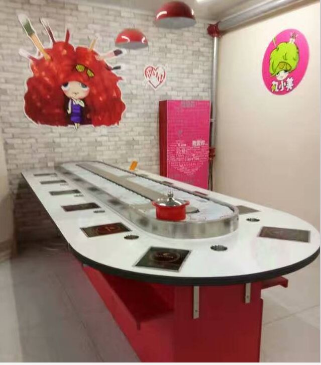 特价定制回旋自助小火锅设备