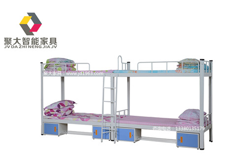 新余双层铁床批发厂家 新余学生床厂家直销 广东聚大家具