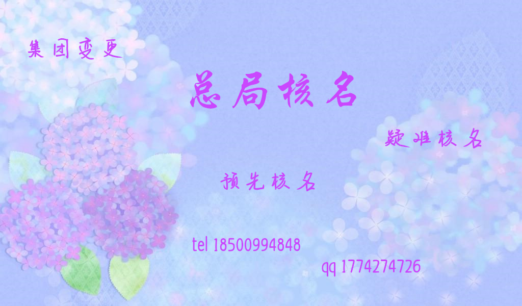 总局核名哪些名字是不能作为企业字号使用的