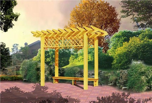 苏州碳化木亭子 上海防腐木景观凉亭 防腐木凉亭 贝立供