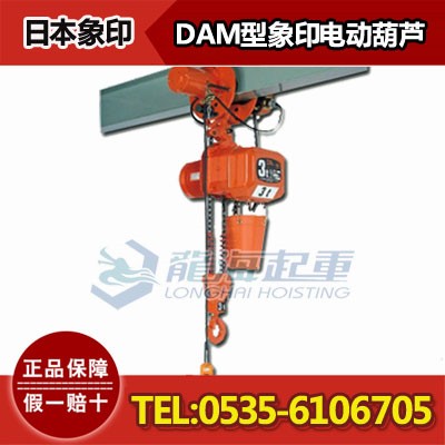 3吨日本象印电动葫芦，DAM型电动葫芦价格，可连续频繁使用