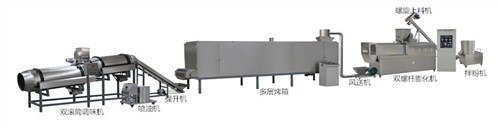 济南膨化食品机械生产厂家济南双螺杆膨化机价格食品膨化机械图片