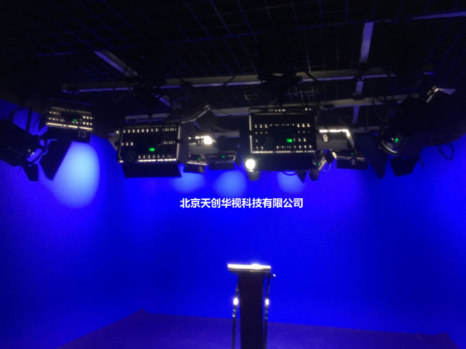 演播室灯光设计 虚拟演播室蓝箱绿箱制作设备整体解决方案