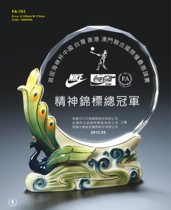 阿法瓷水晶摆件可定制高档摆件