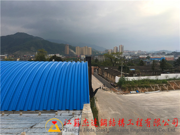 宜春影剧戏院周转罩棚_建湖钢结构