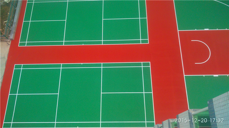 番禺网球场铺设 承接PU网球场地面施工 球场地坪施工