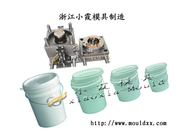 塑料模具 12公斤注塑油漆桶模具 13公斤注塑油漆桶模具供应商