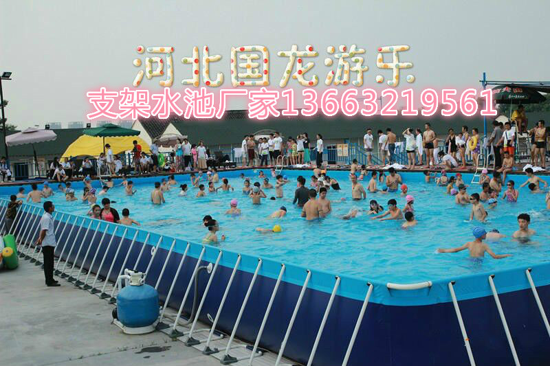 大型支架游泳池，充气城堡
