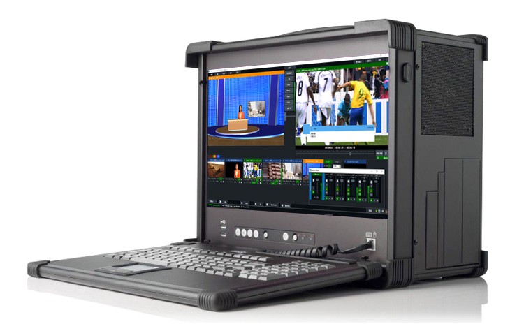 TCVIDEO PRO便携式虚拟抠像导播切换台录像机直播多功能一体机