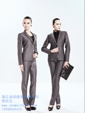 温州商务套装温州女式套装女西服套装森美供应
