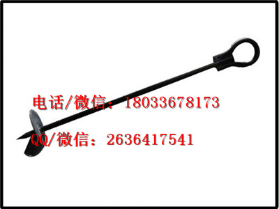 手动地锚钻 木箱包装喷涂处理螺旋地钻 多型号地锚