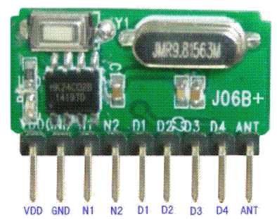 无线模块 接收模块 自带解码 超外差模块 J06B+