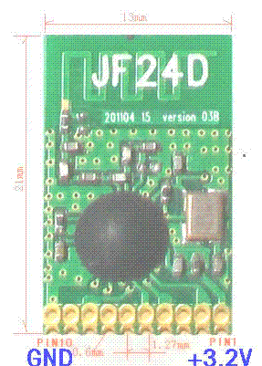 2.4G收发一体 双向传输 无线模块 JF24D