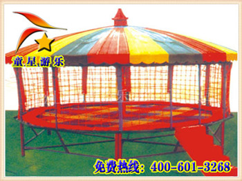 童星游乐供应价格更优蹦蹦床广场新型游乐设备