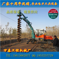电线杆坑机钩钻坑机旋挖坑机湖风化岩钻孔机