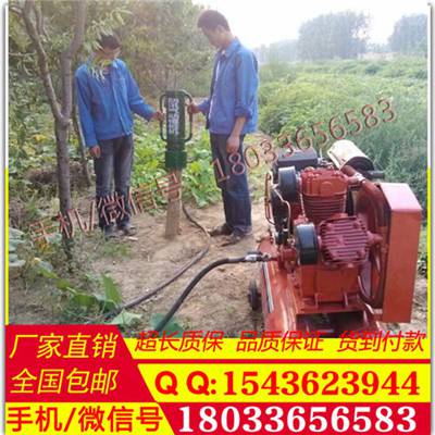打桩机深度 便携式防汛打桩机厂家 北京防汛打桩机