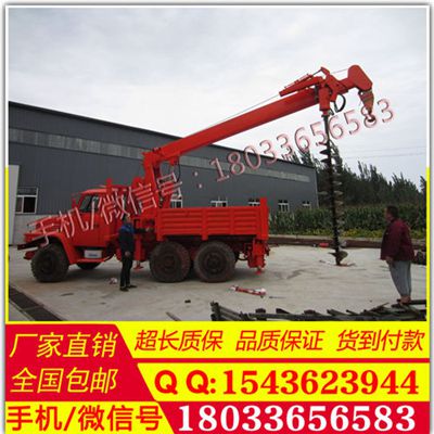 汽车打桩起吊一体机 8T 打眼 聚仁 上牌照