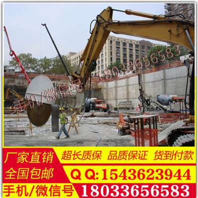 柳工 挖机 岩石锯 河北 施工照片 圆盘锯沟锯