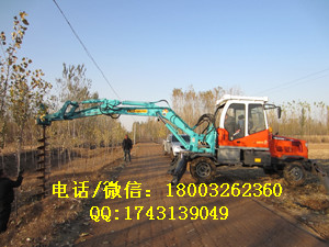 钩机带挖坑机钩机打眼机电杆钻眼机螺旋钻眼机冻土钻孔机钻眼机哪家好