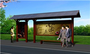 公交候车厅报价 公交候车厅造价 公交候车厅工程 帝业供
