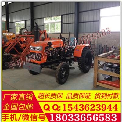 厂家直销  28型四轮牵引机 拖拉机绞磨放线视频