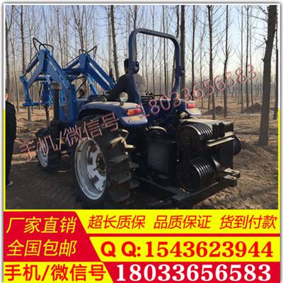 绞磨机挖坑两用途机 挖坑牵引一体机 拖拉机挖坑绞磨机机厂家