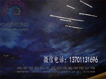 北京光纤流星图案