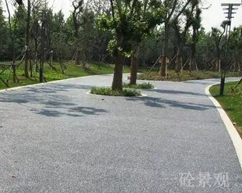 透水混凝土道路 透水混凝土强化剂 透水混凝土停车场 一砼供