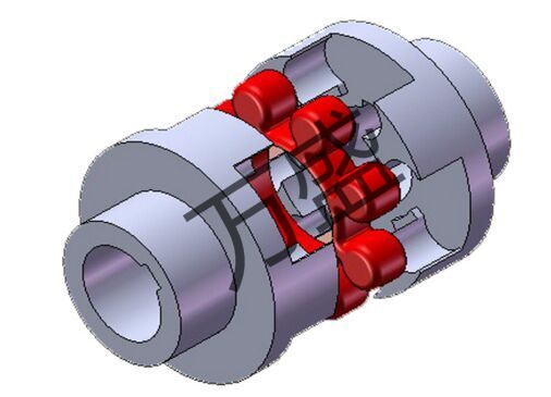 LM系列梅花弹性联轴器结构简单