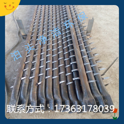 电除尘器管状芒刺线电晕线固定方式的结构