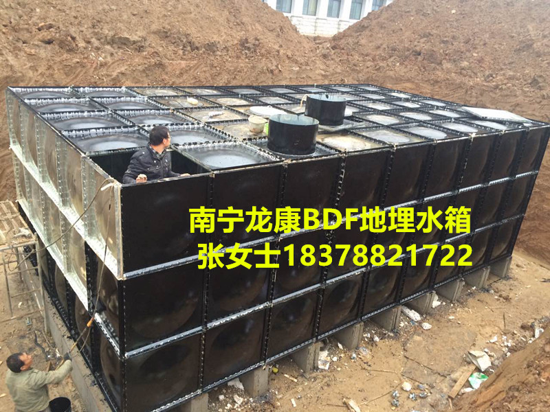 广西钦州地埋式镀锌钢板BDF复合水箱厂家