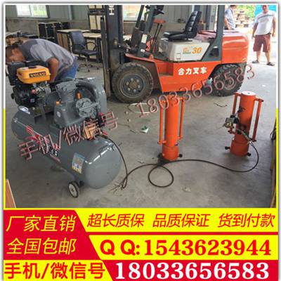 防汛打桩机高效率抗洪植桩机厂家,小型便携防汛打桩机