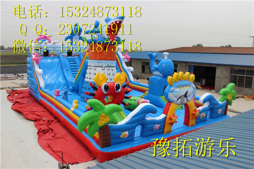 广场充气城堡厂家新品