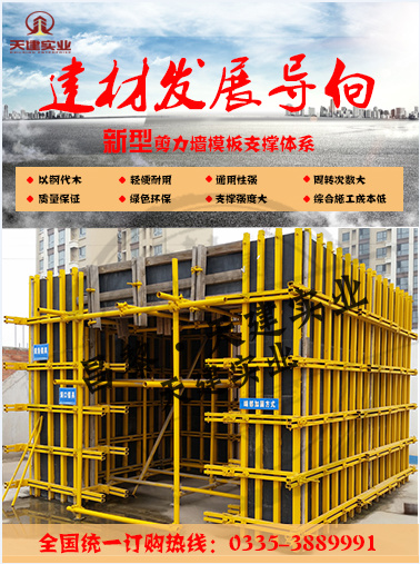 房屋建筑工程新型模板及支撑_快速支模加固--天建实业