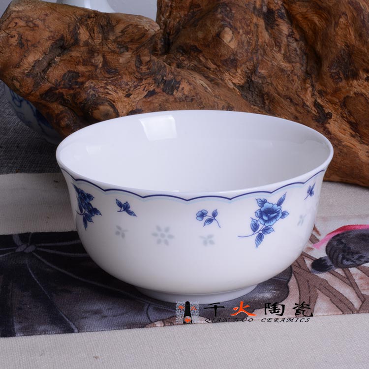 定做青花陶瓷碗 景德镇陶瓷餐具订制厂家