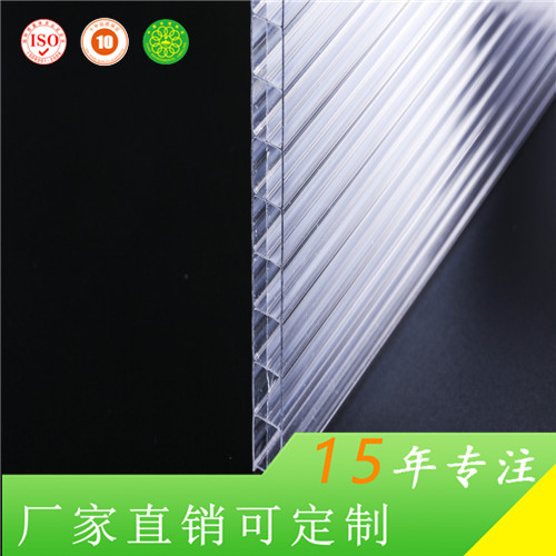 上海捷耐厂家可定制温室大棚用6mmPC中空阳光板