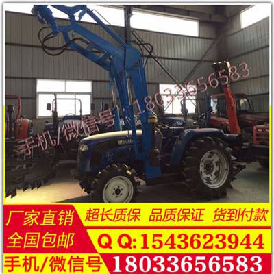 8T绞磨机改装挖坑机 拖拉机起重机 改装拖拉机起重机